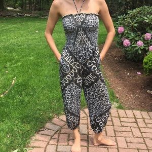 Free People Patterned Jumpsuit